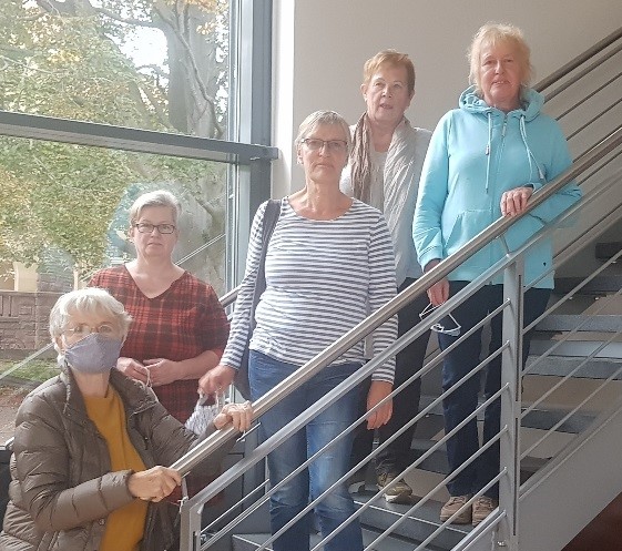 Bild vergrößern: Ein Teil des Organisationsteams, von links nach rechts, Ingeborg Stender, Heike Rohde, Ulrike Birkner, Rita Sylle, Ute Dormeier